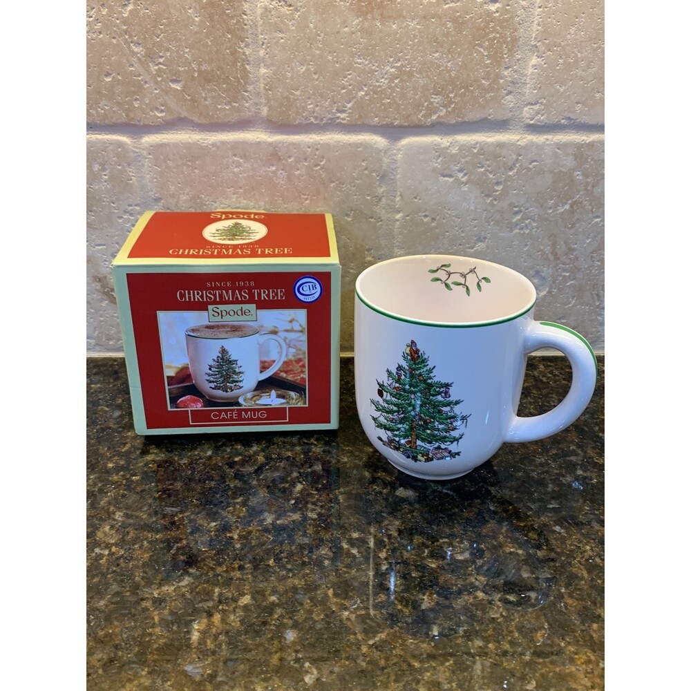 Spode “The Story of Spode Christmas Tree” Coffee Tea Mug - NIB